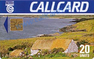 Cottage Black back 20u Callcard (back) Cottage Black back 20u Callcard (front)