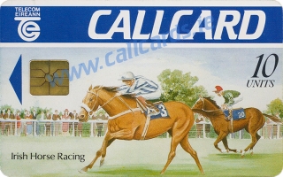 Irish Horse Racing Callcard (front) Irish Horse Racing Callcard (front)