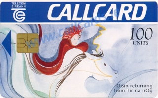 Oisin Returning From Tir Na Nog Callcard (front) Oisin Returning From Tir Na Nog Callcard (front)