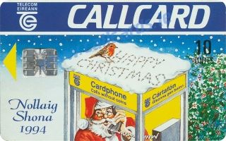 Christmas 1994 Callcard (front) Christmas 1994 Callcard (front)