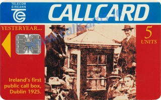 Ireland's First Public Call Box Callcard (front) Ireland's First Public Call Box Callcard (front)