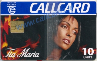 Tia Maria 1995 (A) Callcard (front) Tia Maria 1995 (A) Callcard (front)
