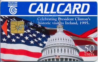 President Clinton Visit Callcard (front) President Clinton Visit Callcard (front)