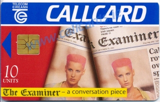 The Examiner 1996 Callcard (front) The Examiner 1996 Callcard (front)