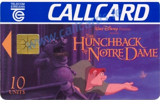Disney's The Hunchback of Notre Dame Callcard (front) Disney's The Hunchback of Notre Dame Callcard (front)