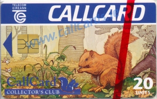 Callcard Collectors Club (Squirrel) Callcard (front) Callcard Collectors Club (Squirrel) Callcard (front)