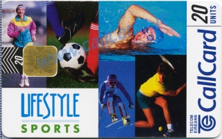 Lifestyle Sports 1997 Callcard (front) Lifestyle Sports 1997 Callcard (front)