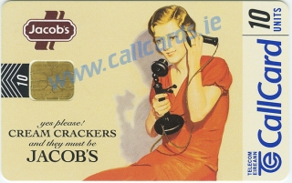 Jacobs Cream Crackers Callcard (front) Jacobs Cream Crackers Callcard (front)