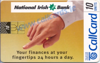 National Irish Bank Callcard (front) National Irish Bank Callcard (front)