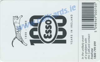 Esso Callcard (back) Esso Callcard (back)