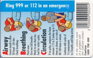 Irish Heart Foundation Callcard (back) Irish Heart Foundation Callcard (back)