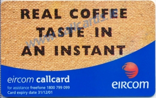 Kenco Coffee Callcard (back) Kenco Coffee Callcard (back)
