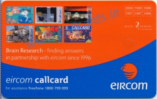 Callcard Collectors Fair 2001 Brain Research Callcard (back) Callcard Collectors Fair 2001 Brain Research Callcard (back)