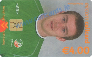 Richard Dunne World Cup 2002 Callcard (front) Richard Dunne World Cup 2002 Callcard (front)