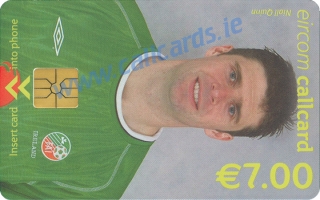 Niall Quinn World Cup 2002 Callcard (front) Niall Quinn World Cup 2002 Callcard (front)