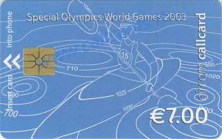 Special Olympics World Games 2003 €7 Euro Callcard (front) Special Olympics World Games 2003 €7 Euro Callcard (front)